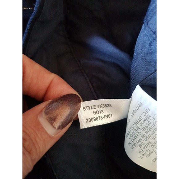 J. Crew Womens Skirt Sz 2 Gold thread Blue Lined Semi Sheer Knee-Length Coastal - Picture 9 of 12